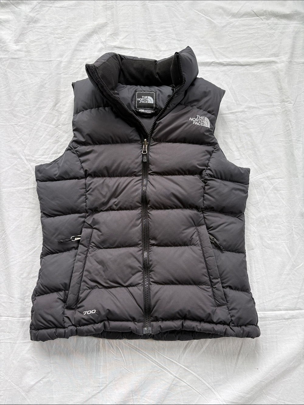 The North Face Nuptse 700 Down Vest Womens XS Black